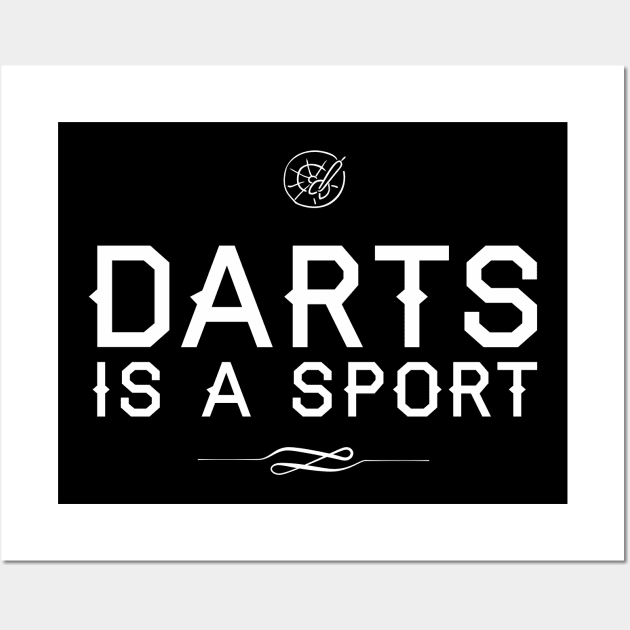 Darts is a Sport Wall Art by BedRockDesign